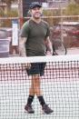 <p>Another day, another game of tennis for Pete Wentz, who takes his place on the court in Los Angeles on Monday.</p>