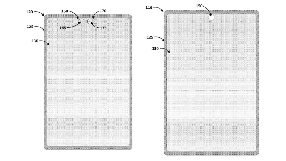 Google under-screen camera patent