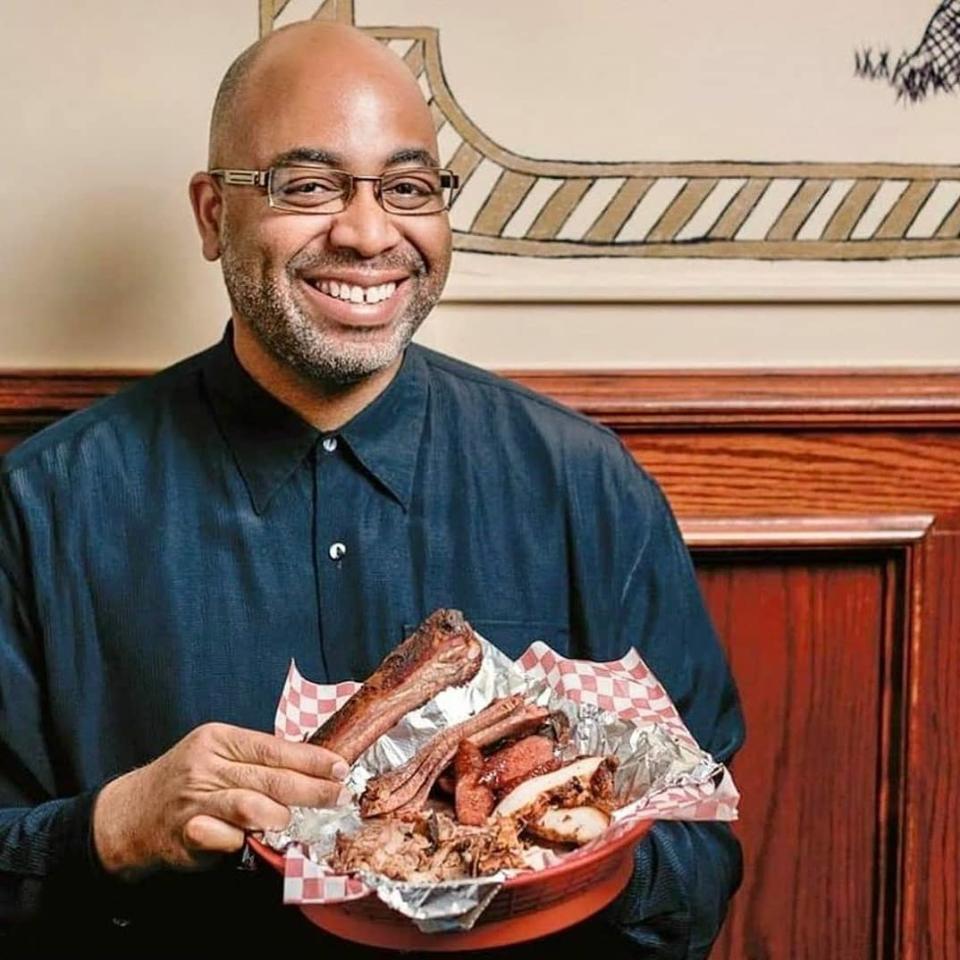 Adrian Miller, the author of "Black Smoke: African Americans and the United States of Barbecue" traveled the country to gather stories and sample barbecue.