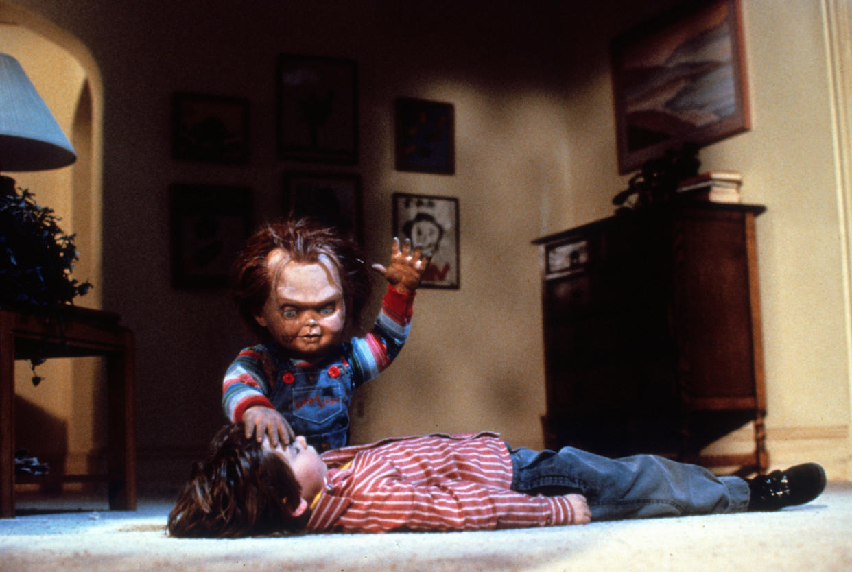 Un crimen ocurrido a principios de los '90 que implicó a 'Chucky: el muñeco diabólico' llevó a que varios medios lo utilizaran para culpar al cine de terror de inspirar violencia. (Foto de United Artists/Getty Images)