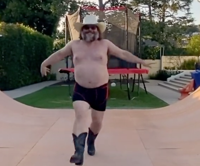 Jack Black has shared his TikTok debut: TikTok/Jack Black