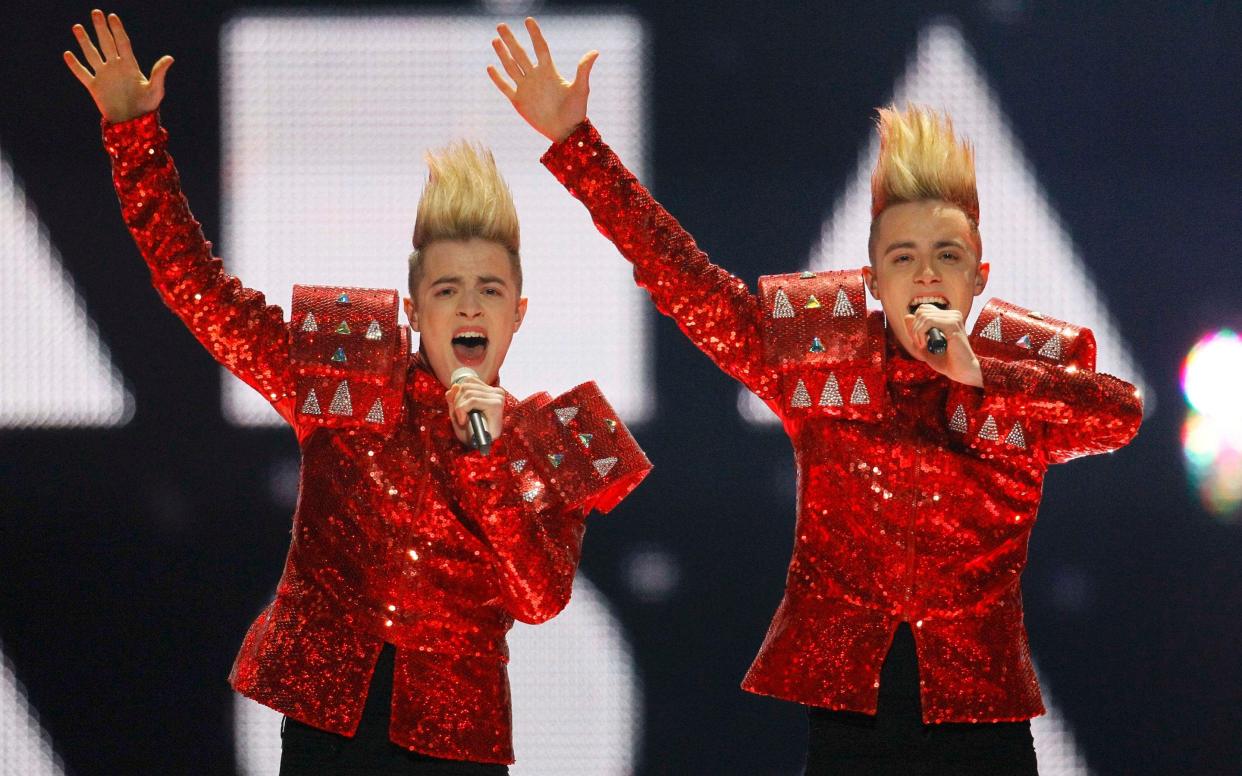 Jedward, who received 12 points from the UK in 2011 - Reuters