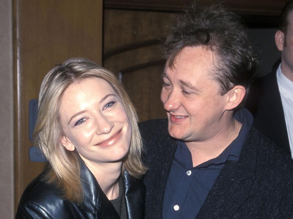 Cate Blanchett and husband Andrew Upton attend the Fourth Annual Broadcast Film Critics Association Awards on January 25, 1999 at the Hotel Sofitel in Los Angeles, California