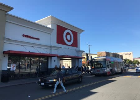 The Target store at the Stonestown Galleria is seen in San Francisco, California, U.S. on September 25, 2017. Picture taken September 25, 2017. REUTERS/Jeffrey Dastin