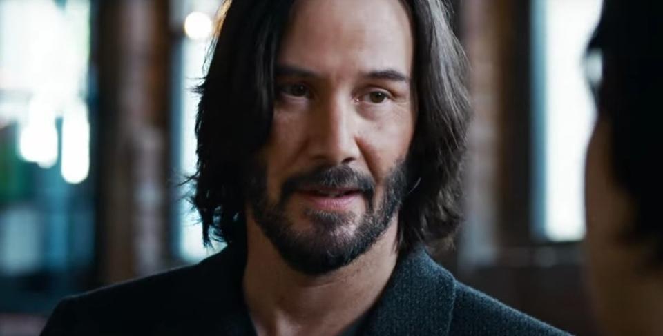 Keanu Reeves as Neo in The Matrix Resurrections