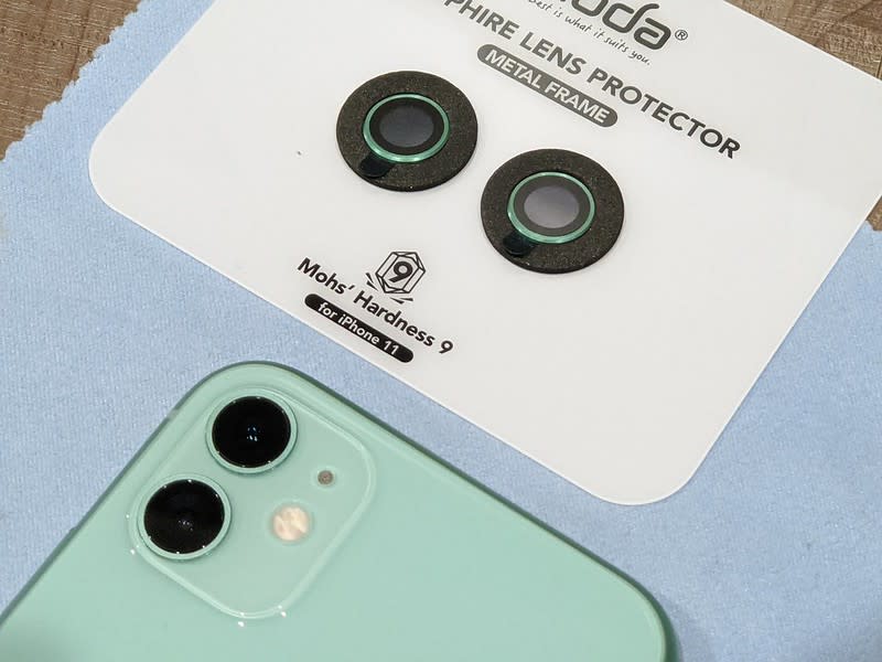 hoda iPhone 11/Pro/Max 藍寶石鏡頭保護貼