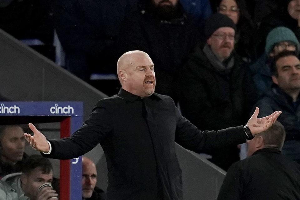 Sean Dyche wants to keep his stars (Adam Davy/PA) (PA Wire)