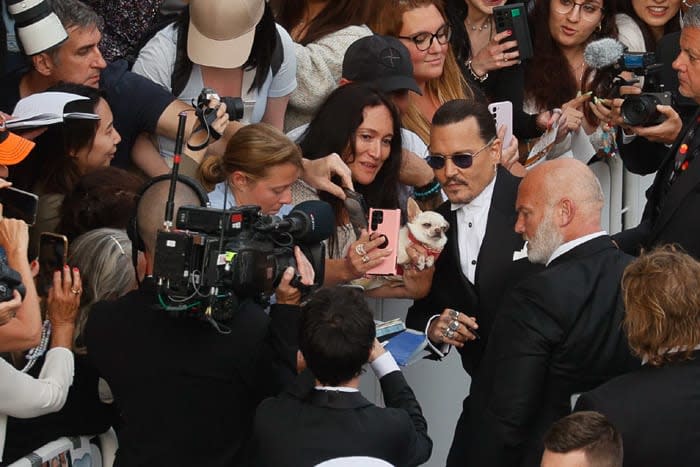 Johnny Depp en Cannes