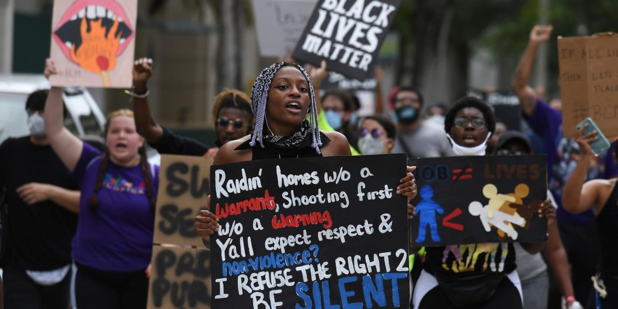 fort lauderdale florida protests