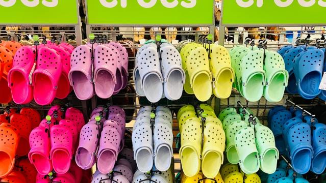 Crocs - IT'S HIDEOUS!!! And also available on crocs.com https