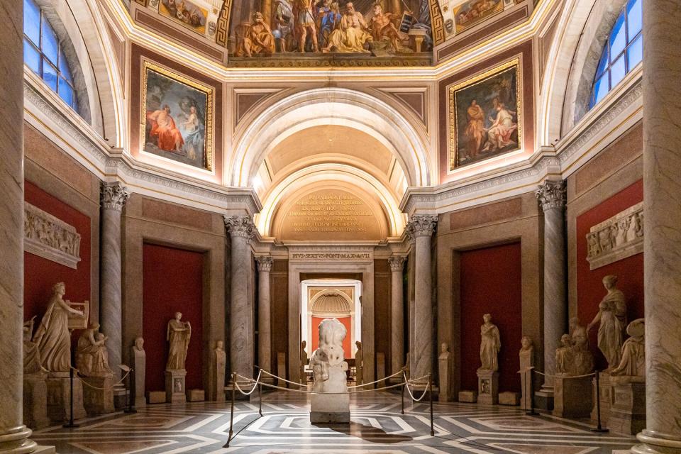 Interior of the Vatican Museums