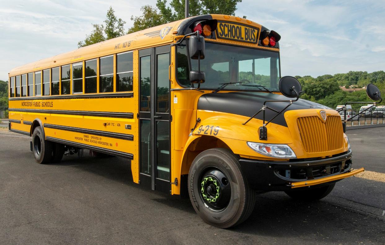 The Worcester Public Schools recently received the last of the 100 full-size buses it ordered for the district's transportation system.
