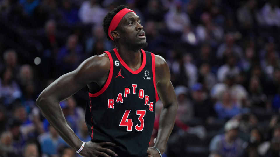 Raptors star Pascal Siakam shared his thoughts on how sports betting affects players in an appearance on Draymond Green's podcast. (Getty Images)