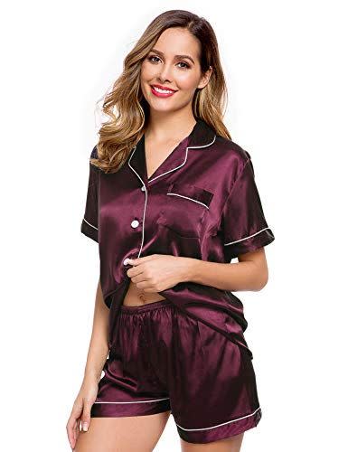 21) Satin Pajama Set