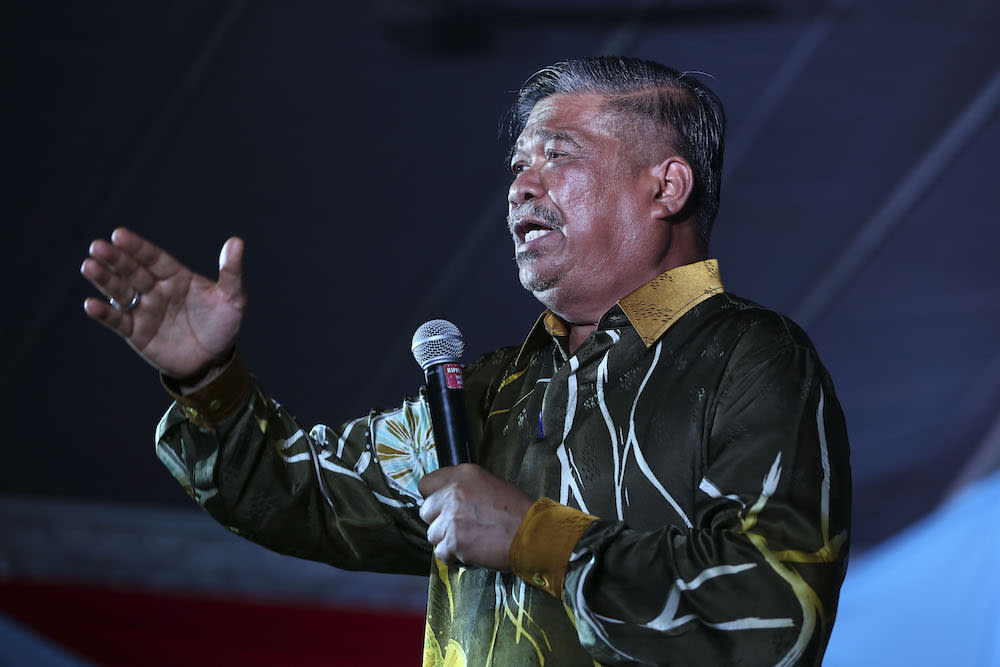 Amanah president Mohamad Sabu said the party has to challenge the perception among Sarawakians that it is a peninsula-based party and should not establish its roots in the state. — Picture by Yusof Mat Isa