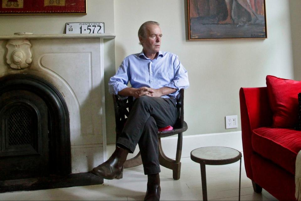 Martin Amis in his New York apartment. (AP)