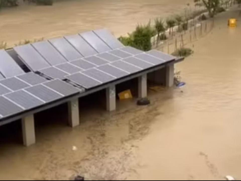 The Emilia Romagna Grand Prix has been cancelled after major flooding in the area (Fomula.City/Instagram)