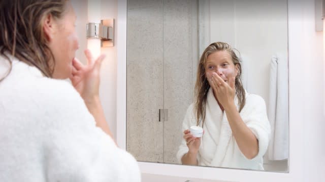 The goop founder breaks down her nighttime skincare routine and favorite products for 'Harper's Bazaar.'