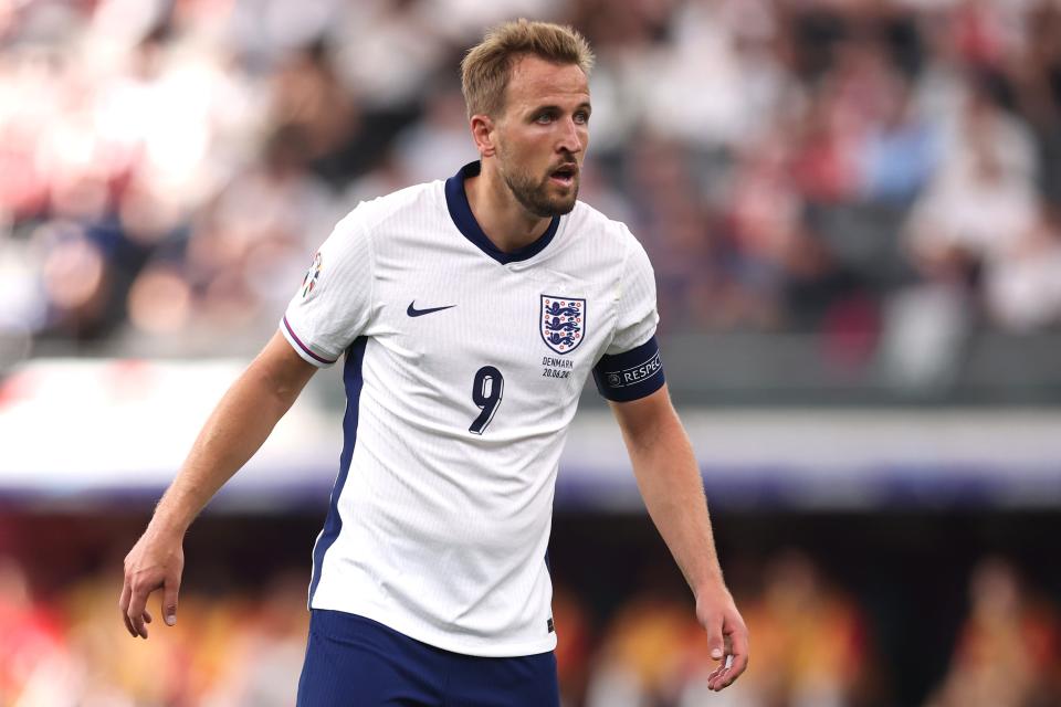 Harry Kane scoorde donderdag het doelpunt van Engeland in een 1-1 gelijkspel tegen Denemarken.