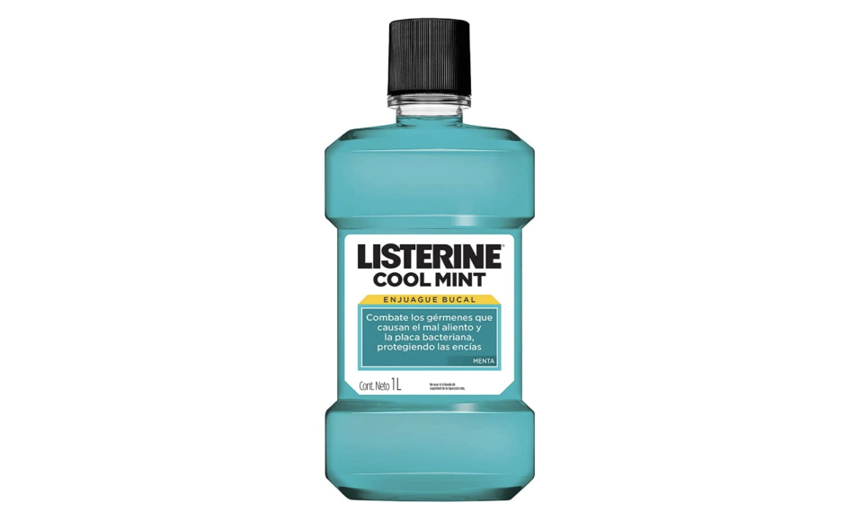 LISTERINE Enjuague Bucal Cool Mint 1 L. Foto: amazon.com.mx