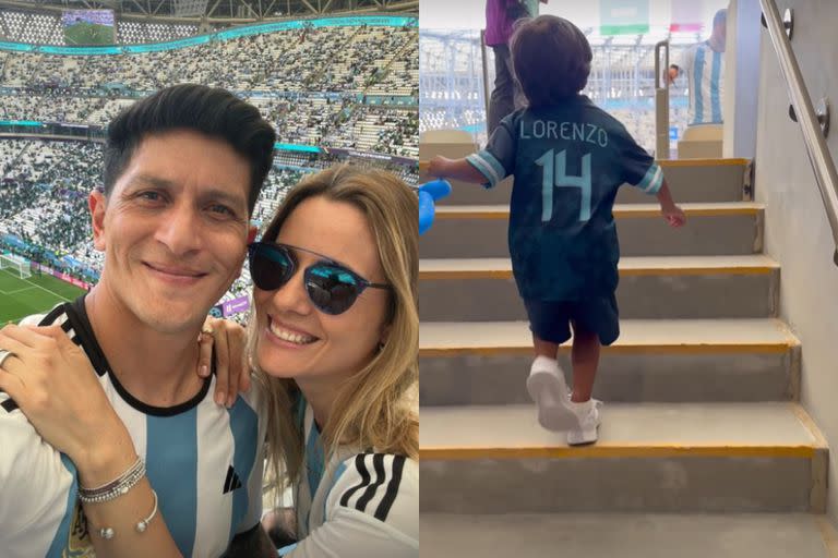 Las imágenes de Germán Cano en la previa de Argentina vs. Arabia Saudita en el Mundial 2022