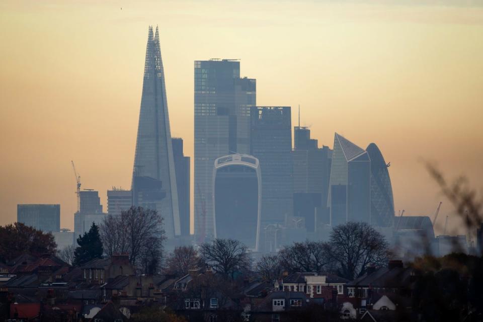 London markets slid on Thursday (Aaron Chown/PA) (PA Archive)