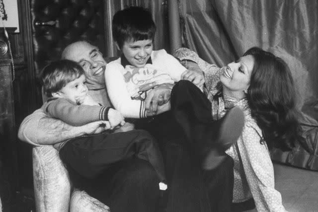 <p> Alfred Eisenstaedt/The LIFE Picture Collection/Shutterstock </p> Sophia Loren with her husband Carlo Ponti and their children