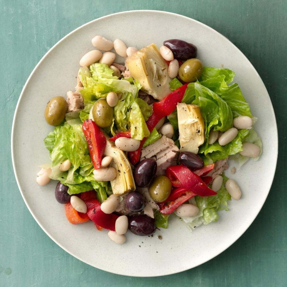 11) White Bean, Tuna, and Roasted Pepper Salad