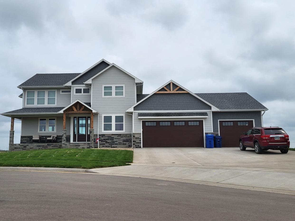 This new construction home at 2730 N. Pickerel Circle in Tea sold for $1.04 million.