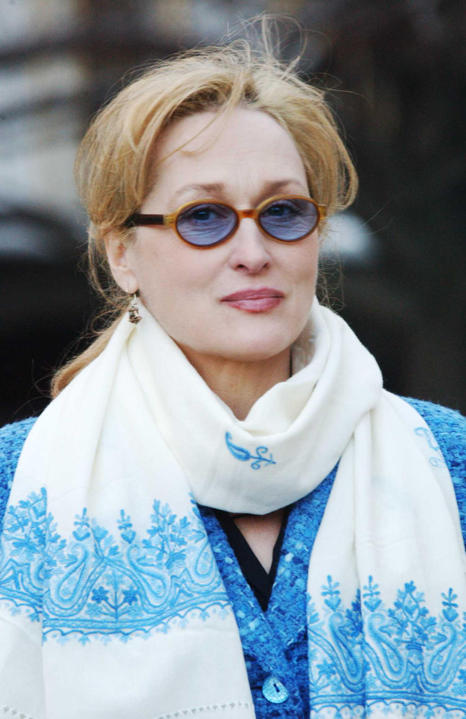 <p> Meryl Streep on set for the documentary film New York and the Movies in 2002&#xA0; </p>