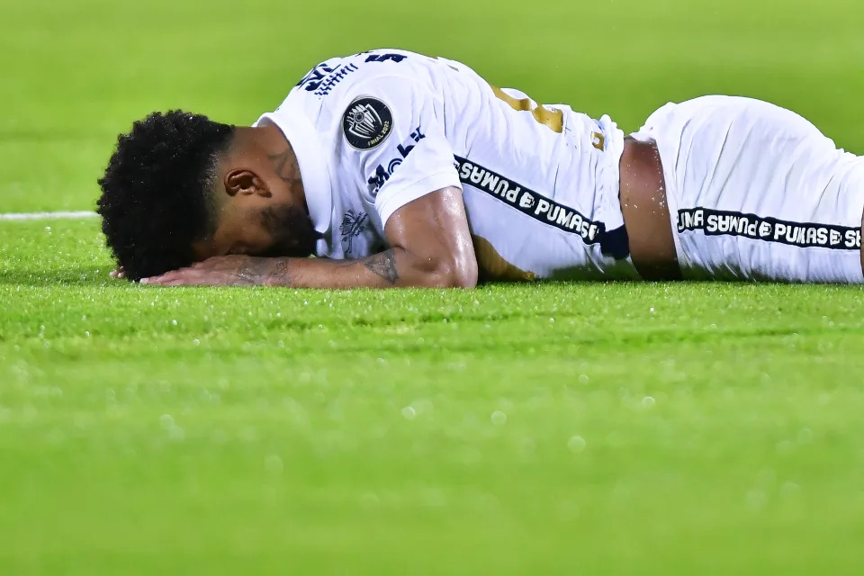 Jos&#xe9; De Oliveira de Pumas en la final de ida de la  Concacaf Champions League 2022 entre Pumas de la  UNAM y los Seattle Sounders (Foto: Jaime Lopez/Jam Media/Getty Images)