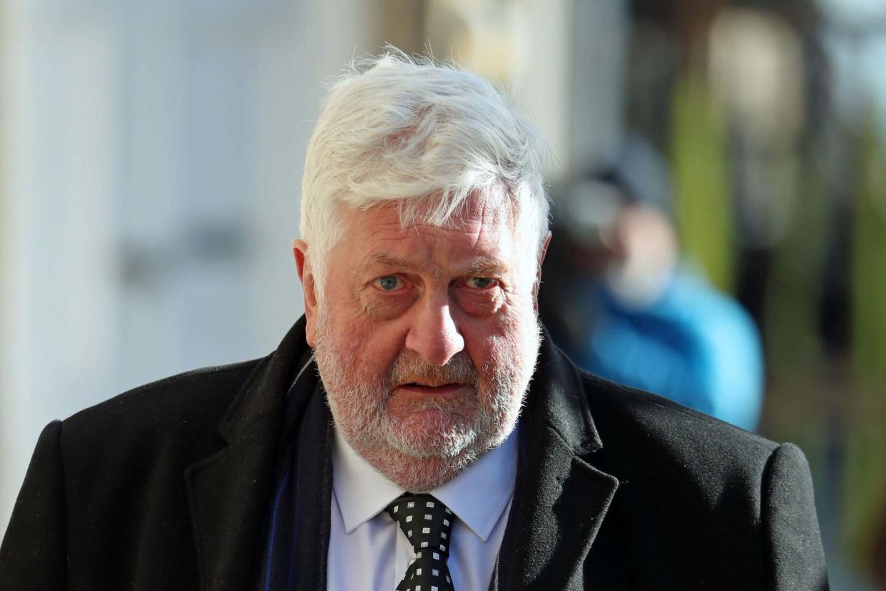 Gordon Jackson QC, defending Mr Salmond, arrives at the High Court: PA