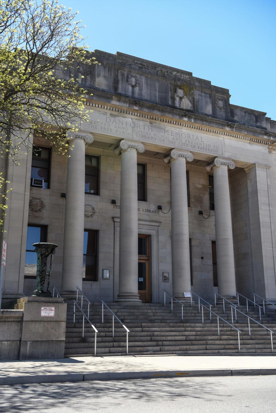 The Danforth Library on Broadway in Paterson on May 9, 2022. 