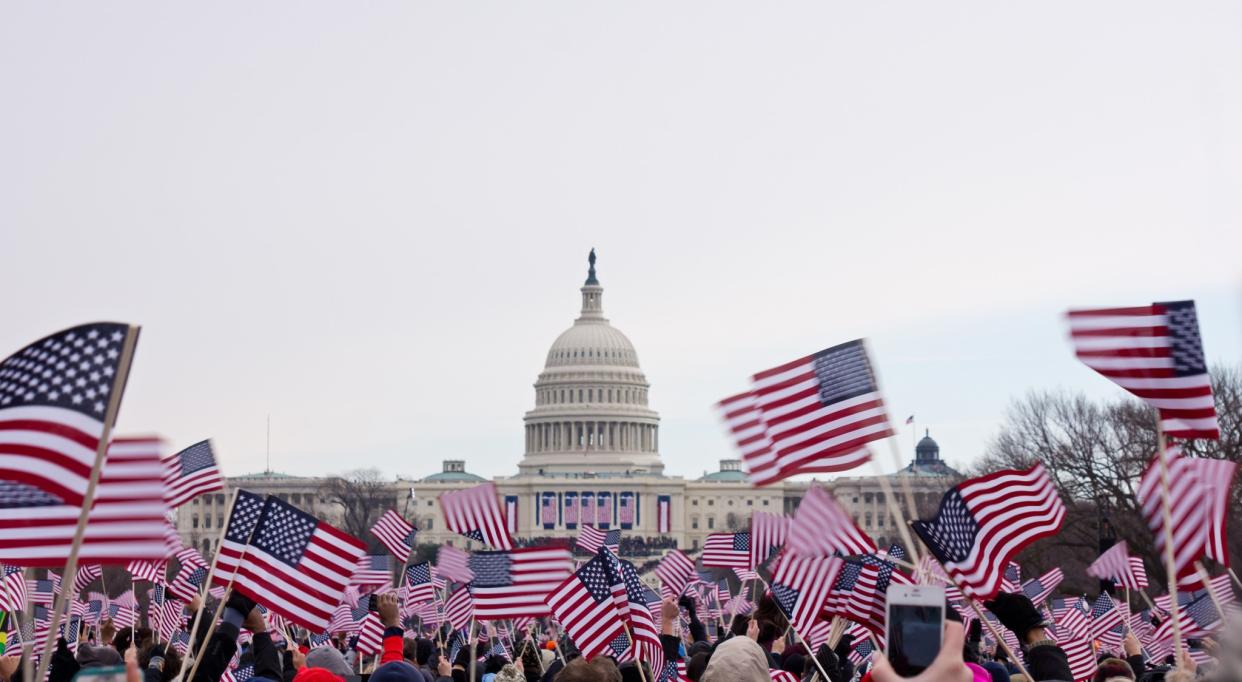 Inauguration Day on Capitol Hill in Washington, D.C. (Photo: Getty Images)