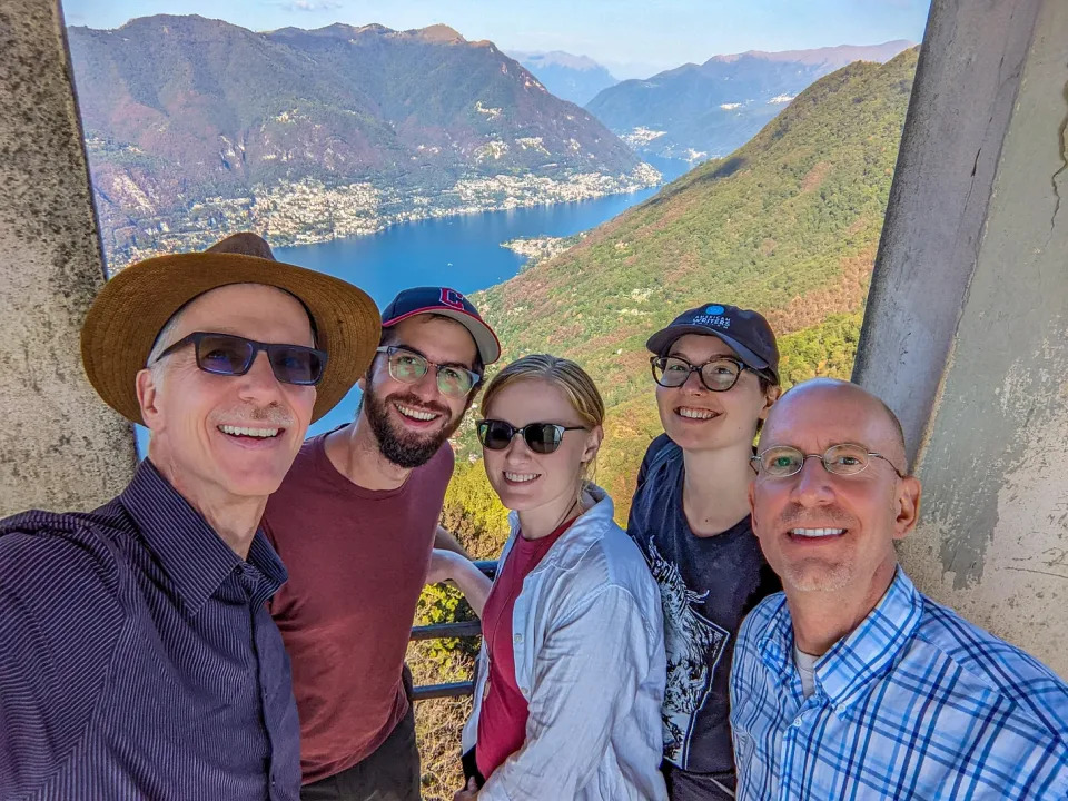 Above Lake Como