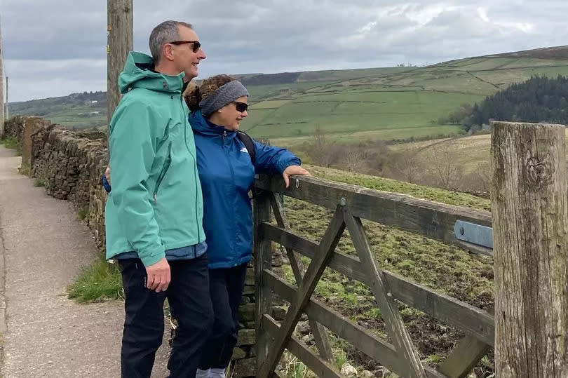 Tim Shaw and Alexandra Misailidou, from Honley, near Holmfirth, were passing through Lane Village on Tuesday when YorkshireLive caught up with them. -Credit:YorkshireLive