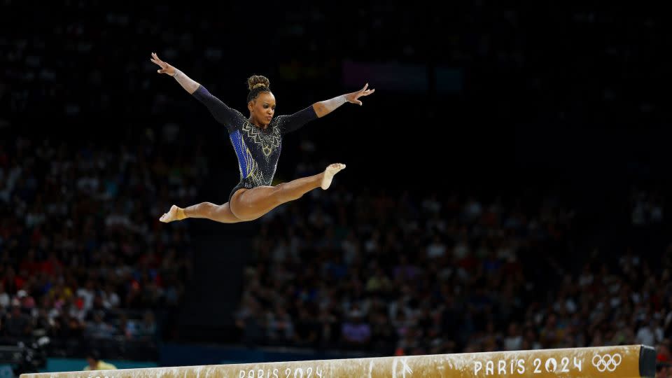 Meet one of Simone Biles’ top competitors Brazil’s Rebeca Andrade