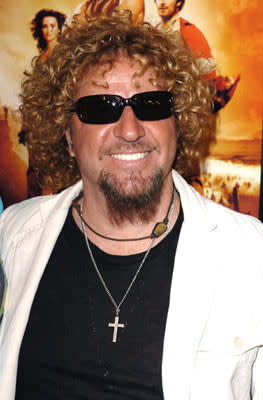 Sammy Hagar at the Hollywood premiere of Paramount Pictures' Sahara
