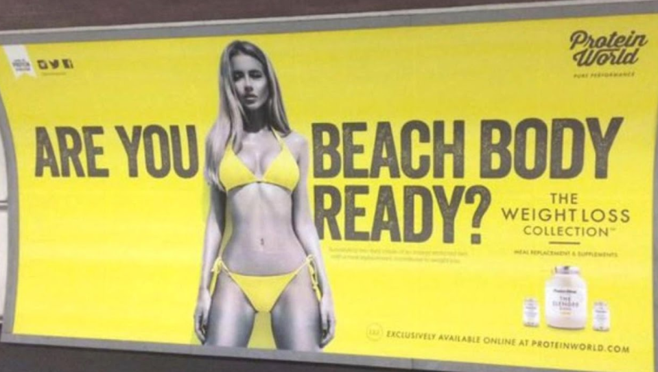 The banned Protein Advert, which was circulated in 2015. Photo: YouTube