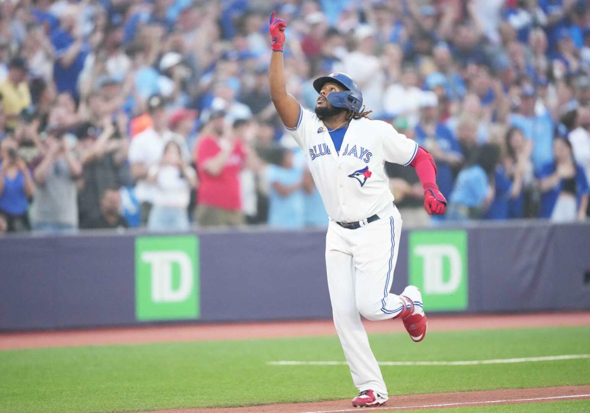 Video: Vladimir Guerrero Jr. hits homer into parking lot - NBC Sports