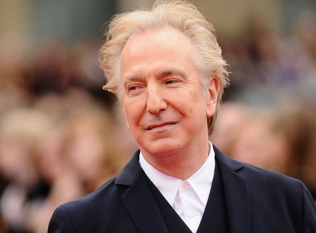 Alan Rickman attends the premiere of 