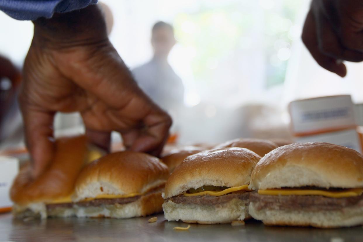 White Castle sliders