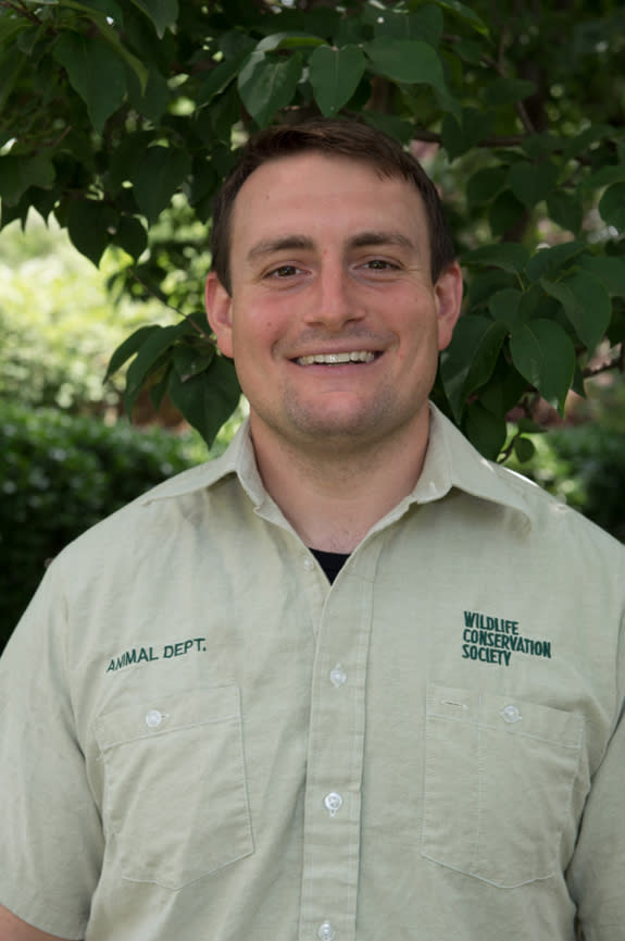 Christopher Scoufaras, a zoo keeper at the Wildlife Conservation Society's Queens Zoo, had an interest in working with animals from an early age.