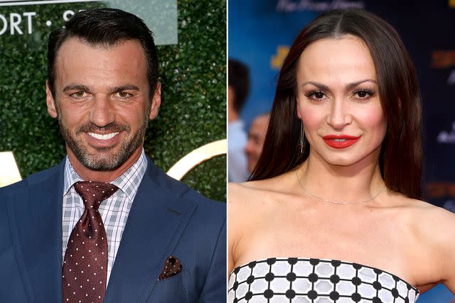 <p>Gabe Ginsberg/Getty; Frazer Harrison/Getty</p> Tony Dovolani and Karina Smirnoff