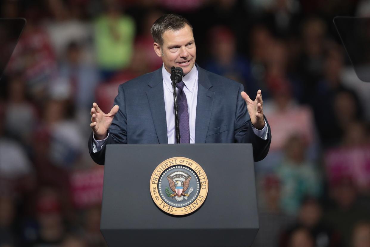 <p>Republican Kris Kobach has announced his intentions to run for Kansas attorney general</p> (Getty Images)