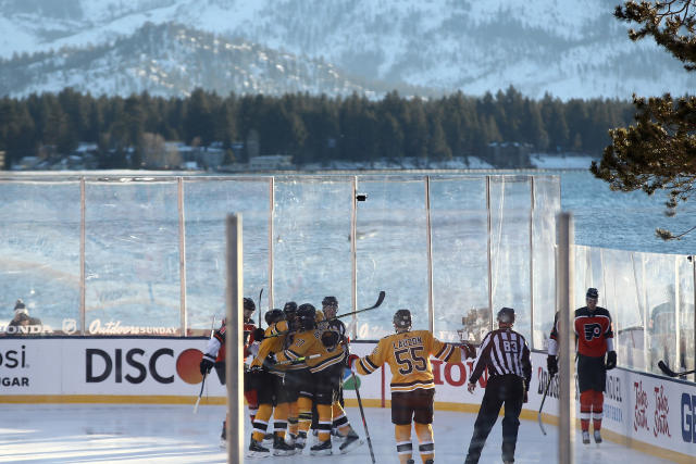 NHL Outdoors at Lake Tahoe'  Glimpse of the Action – Santa Cruz Sentinel