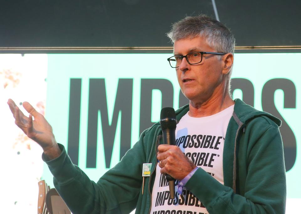 LOS ANGELES, CA - SEPTEMBER 19: Patrick O. Brown attends Impossible Foods Grocery Los Angeles Launch With "Pepper Thai" Teigen on September 19, 2019 in Los Angeles, California. (Photo by Jean Baptiste Lacroix/Getty Images)