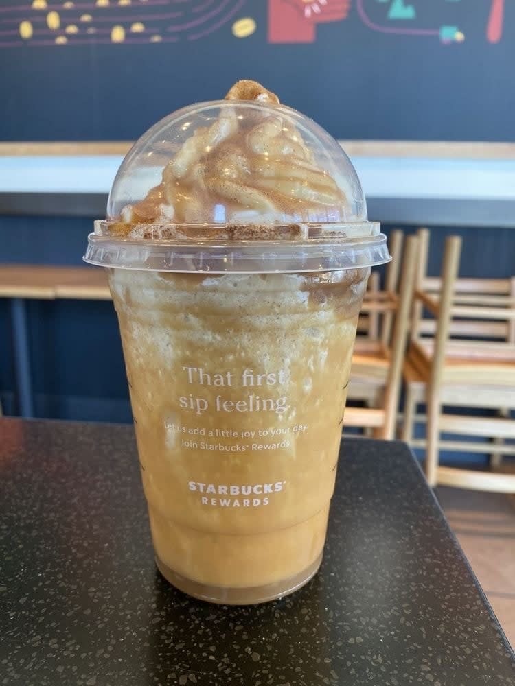 churro frappuccino starbucks UK