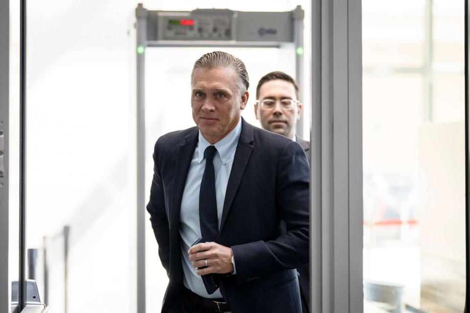 PHOTO: Devon Archer, a former business associate of Hunter Biden, arrives for closed-door testimony with the House Oversight Committee , July 31, 2023, in Washington, D.C. (Drew Angerer/Getty Images, FILE)