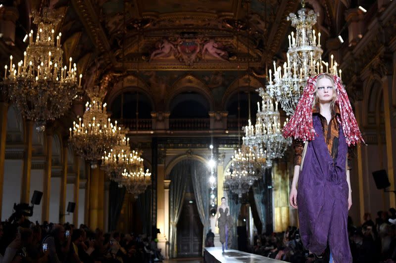 Vivienne Westwood collection show at Paris Fashion Week